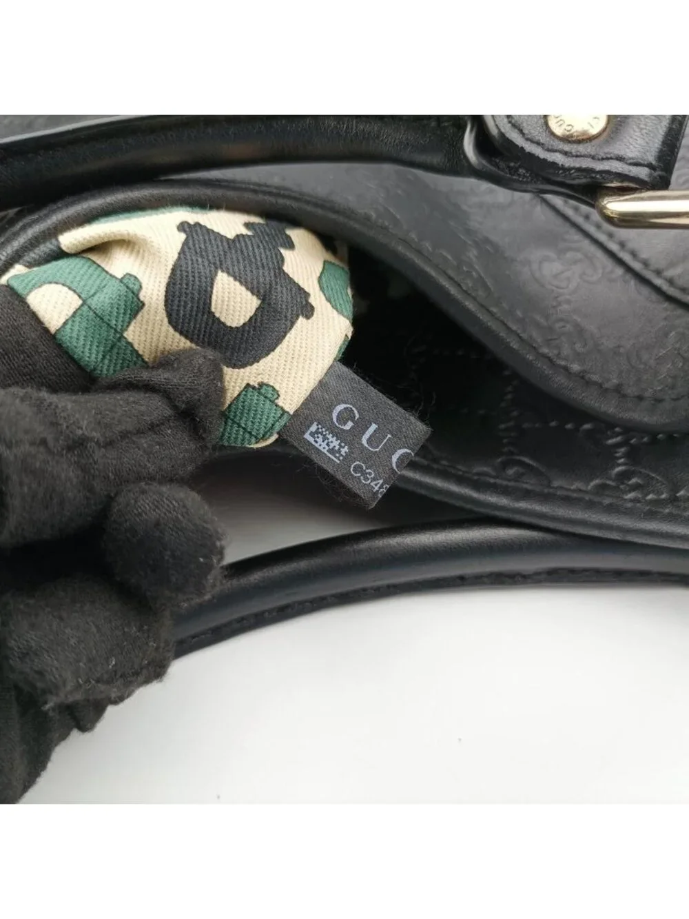 ★SOLD★ Gucci New Jackie Black Leather Handbag - Picture 12 of 15